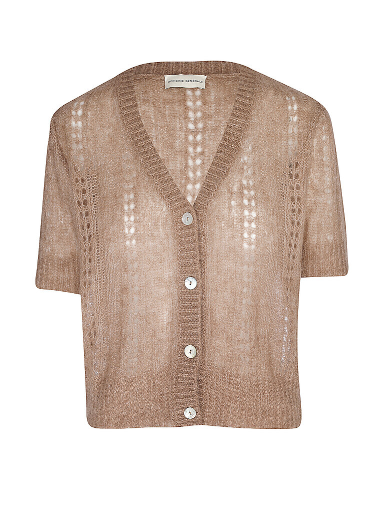 OFFICINE GENERALE Cardigan AGLAE  pink | XS von OFFICINE GENERALE