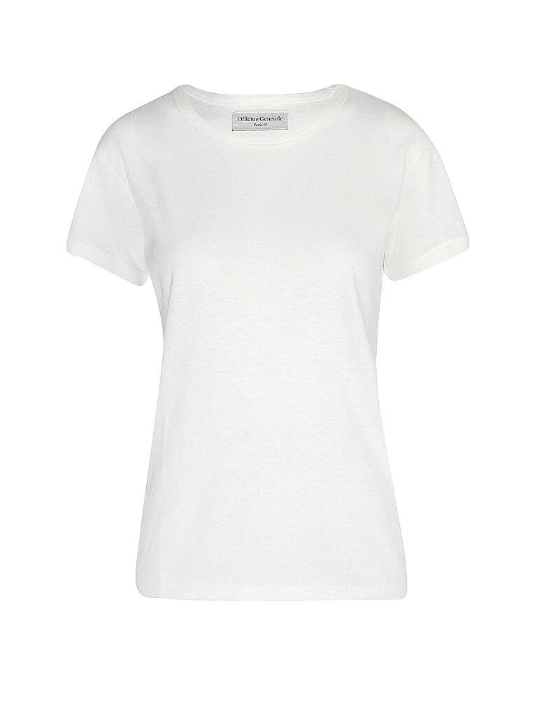 OFFICINE GENERALE T-Shirt LARA  creme | XL von OFFICINE GENERALE