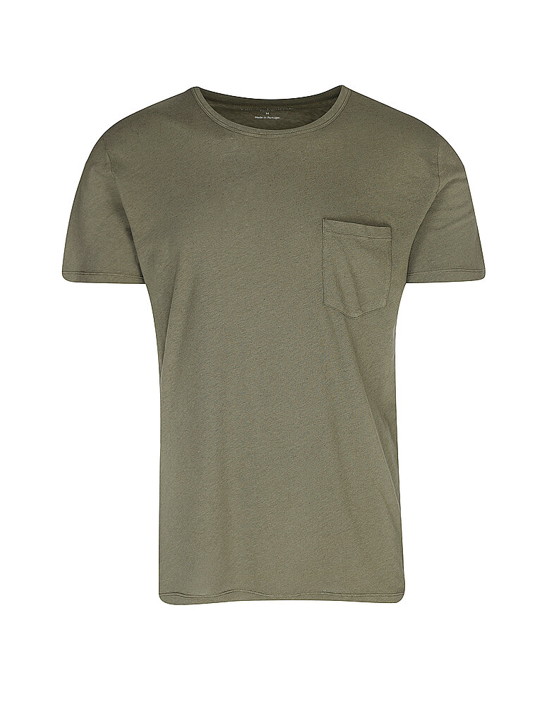 OFFICINE GENERALE T-Shirt olive | M von OFFICINE GENERALE