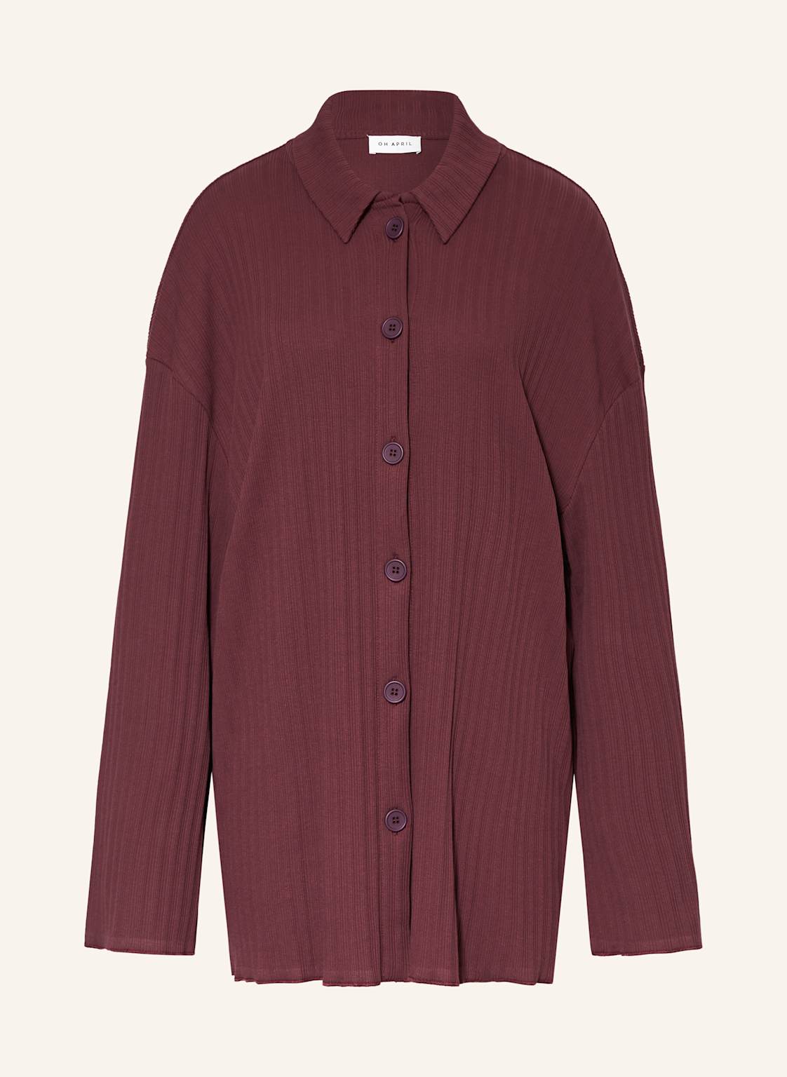 Oh April Hemdbluse Fleur Aus Jersey rot von OH APRIL