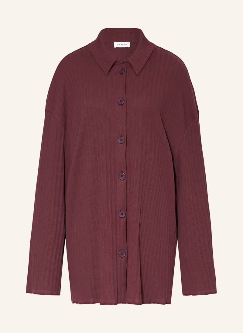 Oh April Hemdbluse Fleur Aus Jersey rot von OH APRIL