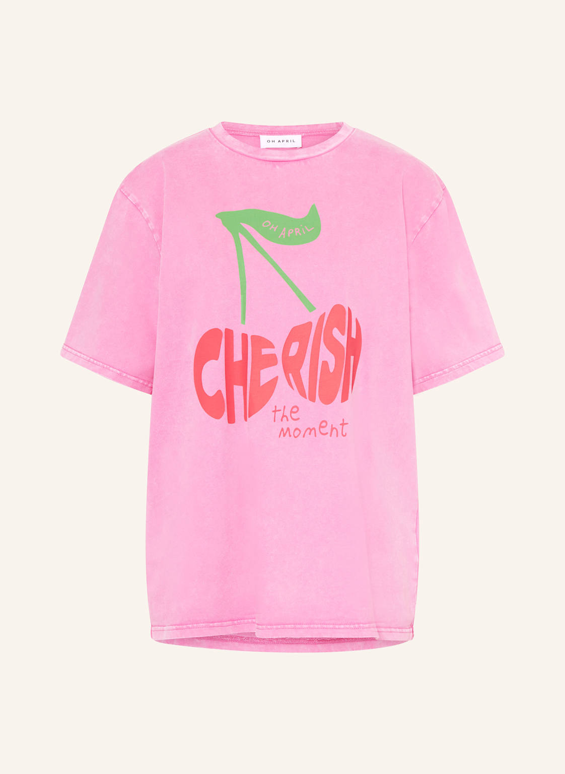 Oh April T-Shirt Cherish rosa Oh April T-Shirt Cherish rosa von OH APRIL