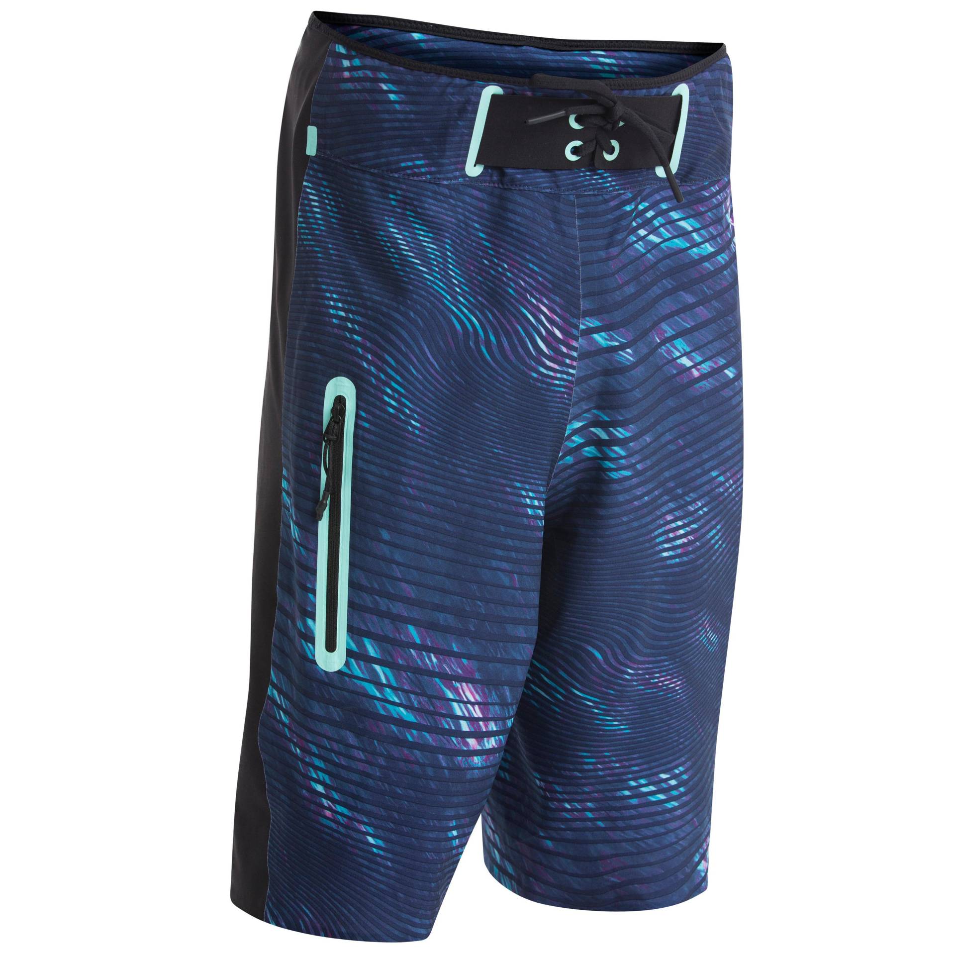 Boardshorts - Bs 950l Herren Blau Bedruckt 7-8A von OLAIAN