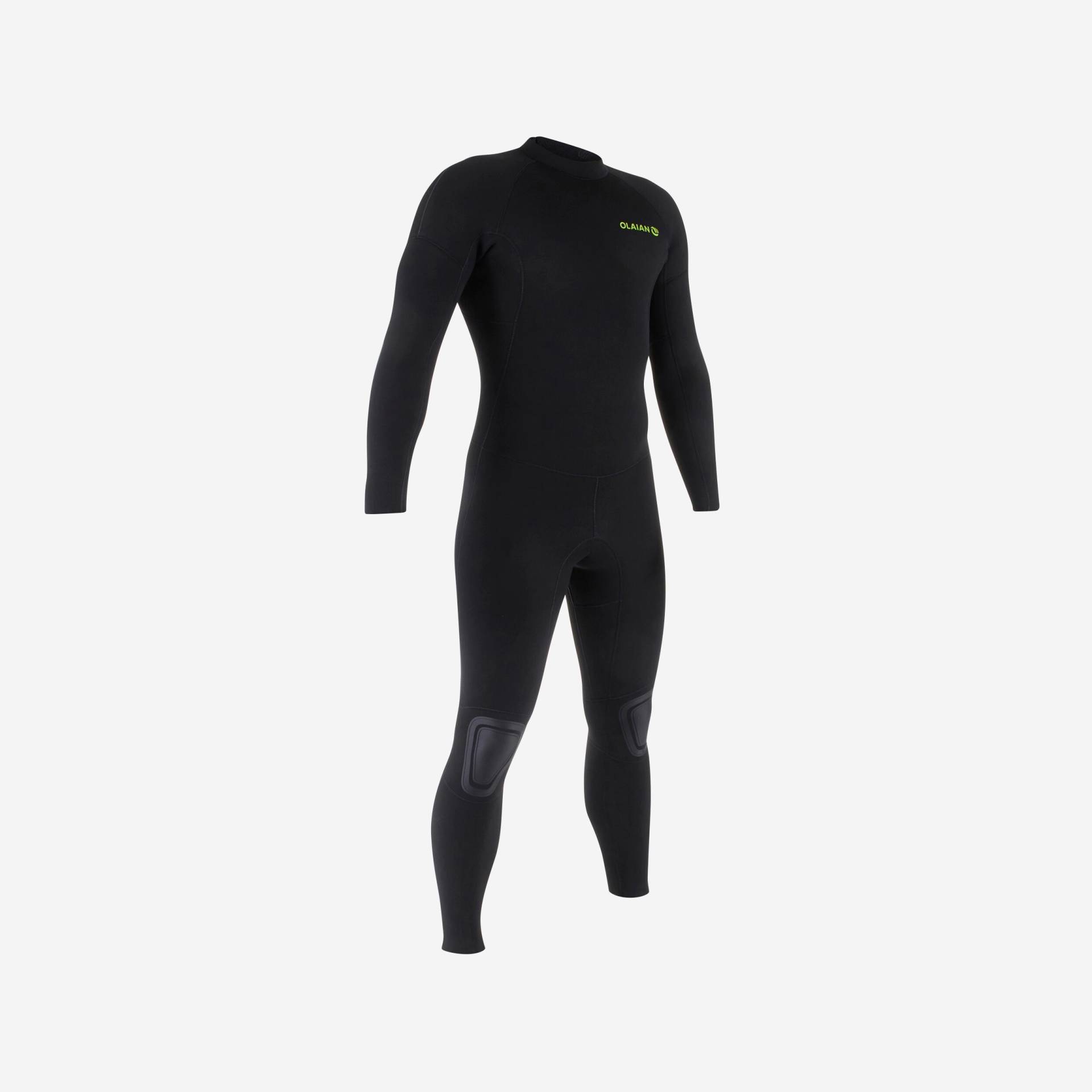 Neoprenanzug Surfen 100 4/3mm Herren Schwarz Herren Schwarz XL von OLAIAN