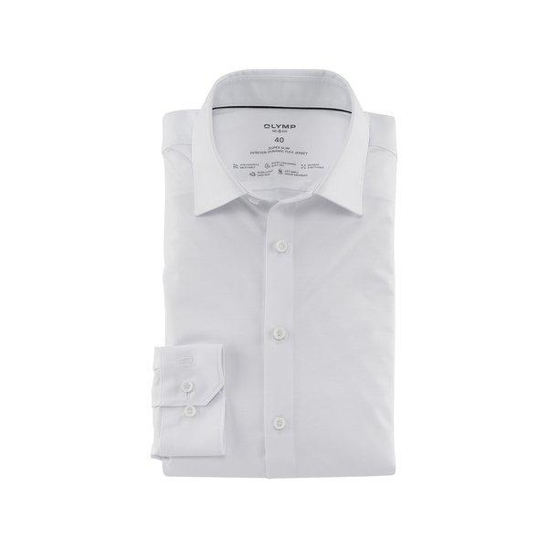 Hemd, Slim Fit, Langarm Herren Weiss 40 von OLYMP