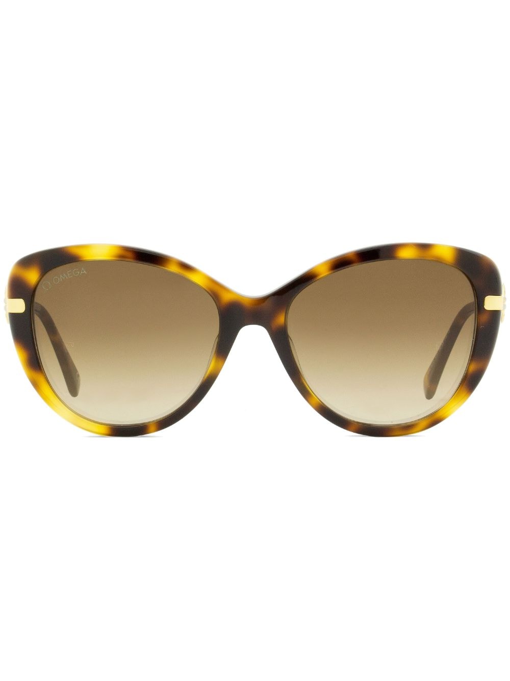 OMEGA EYEWEAR cat-eye frame sunglasses - Brown von OMEGA EYEWEAR