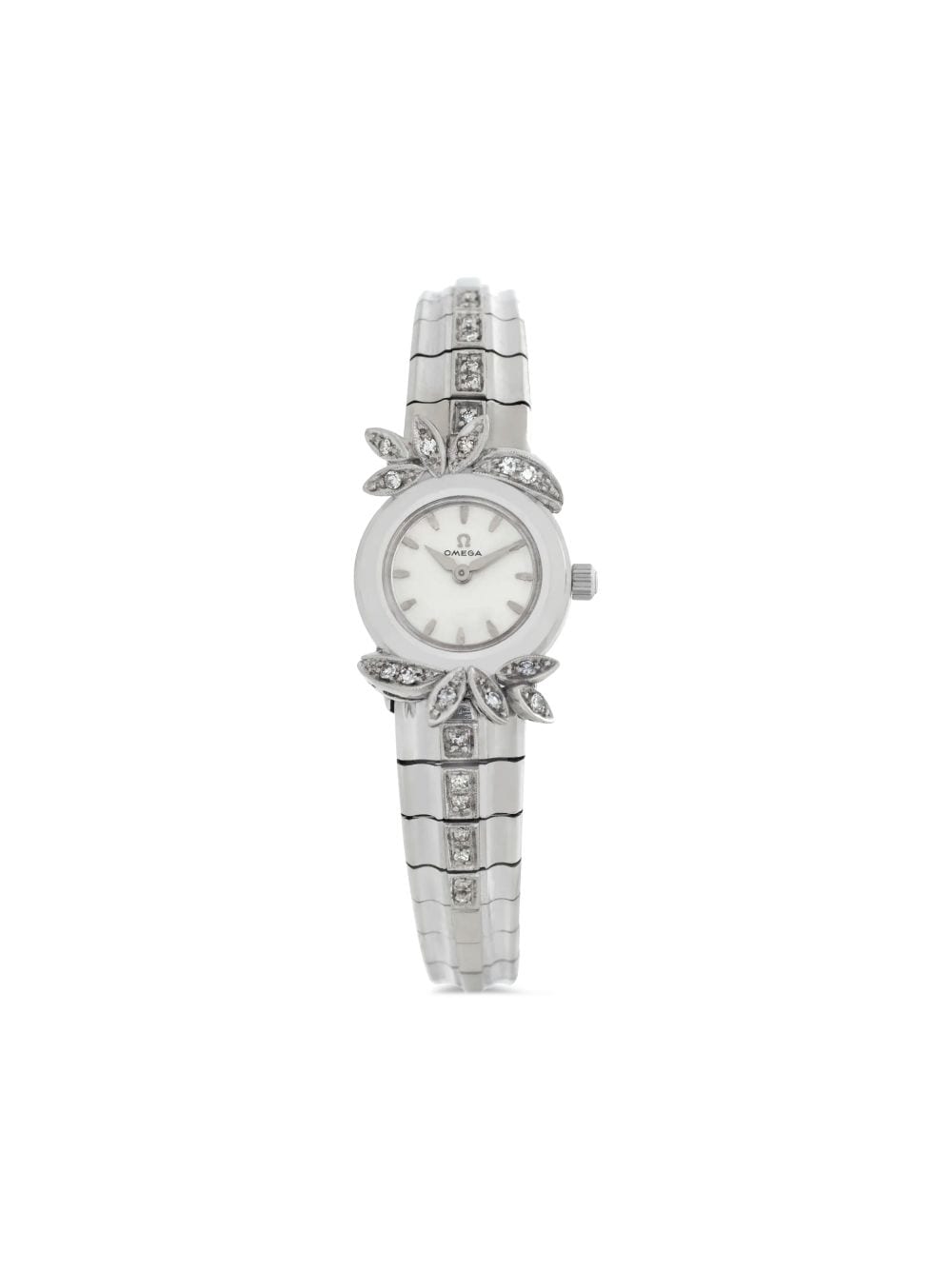 OMEGA 1950s pre-owned Cocktail 17mm - White von OMEGA