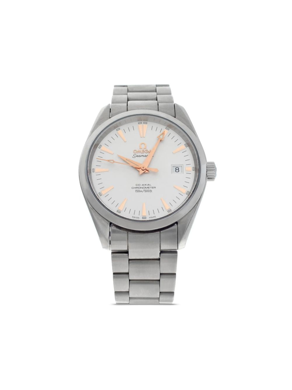 OMEGA 2010s pre-owned Seamaster Aqua Terra 39mm - White von OMEGA