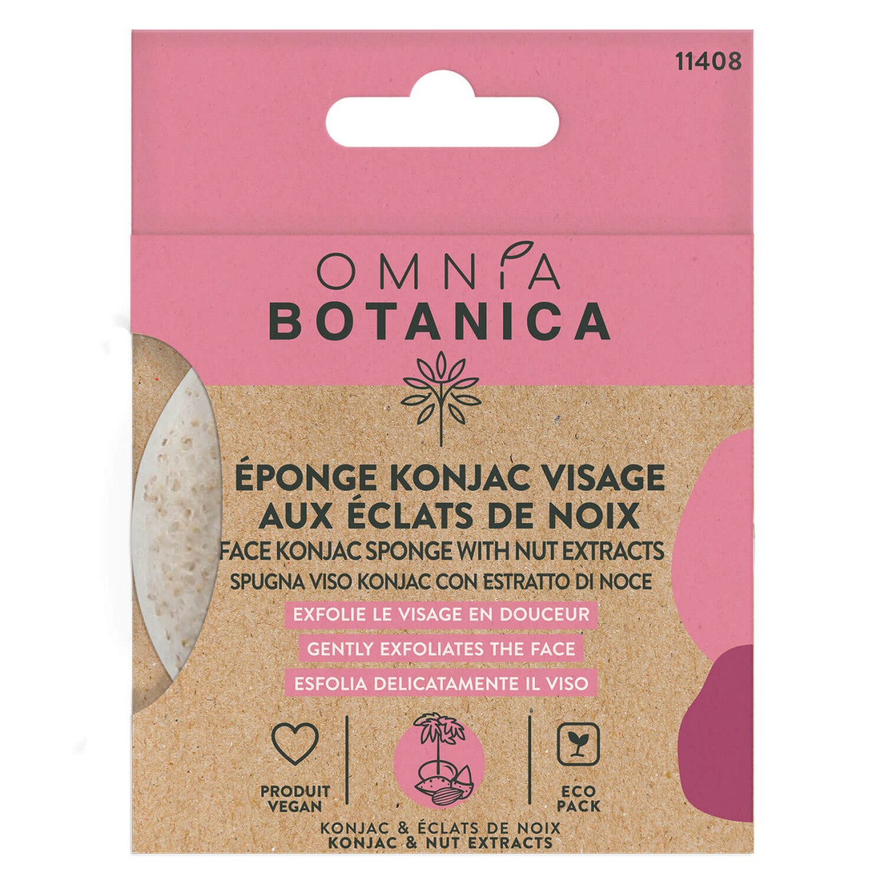 OMNIA BOTANICA - Konjac Gesichtsschwamm mit Nussextrakten OMNIA BOTANICA - Konjac Gesichtsschwamm mit Nussextrakten von OMNIA BOTANICA
