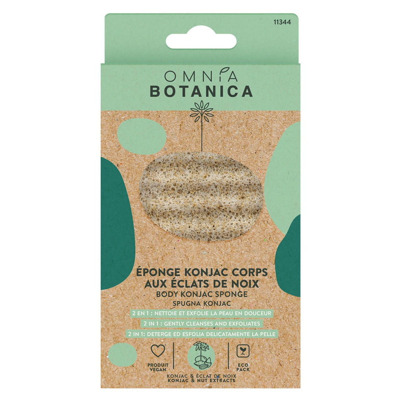 OMNIA BOTANICA - Konjac-Körperschwamm mit Nussextrakten OMNIA BOTANICA - Konjac-Körperschwamm mit Nussextrakten von OMNIA BOTANICA