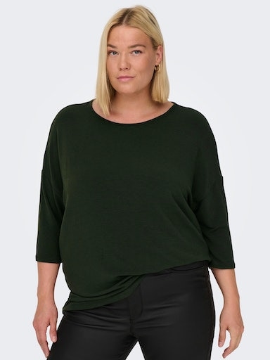 ONLY CARMAKOMA 3/4-Arm-Shirt »CARLAMOUR 3/4 TOP JRS NOOS« von ONLY CARMAKOMA
