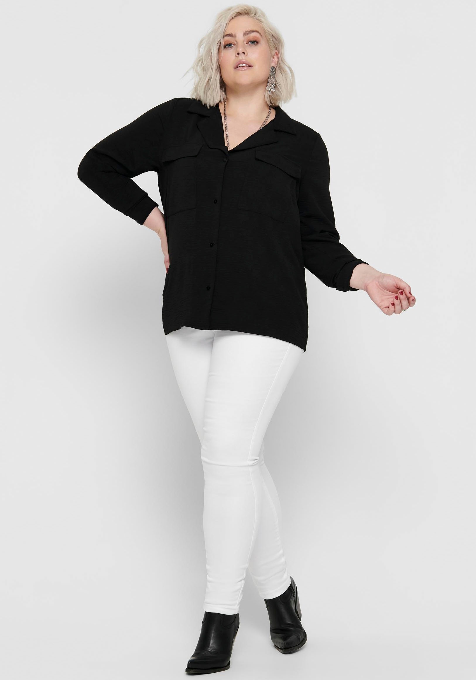 ONLY CARMAKOMA High-waist-Jeans »CARAUGUSTA HW SK DNM« ONLY CARMAKOMA High-waist-Jeans »CARAUGUSTA HW SK DNM« von ONLY CARMAKOMA