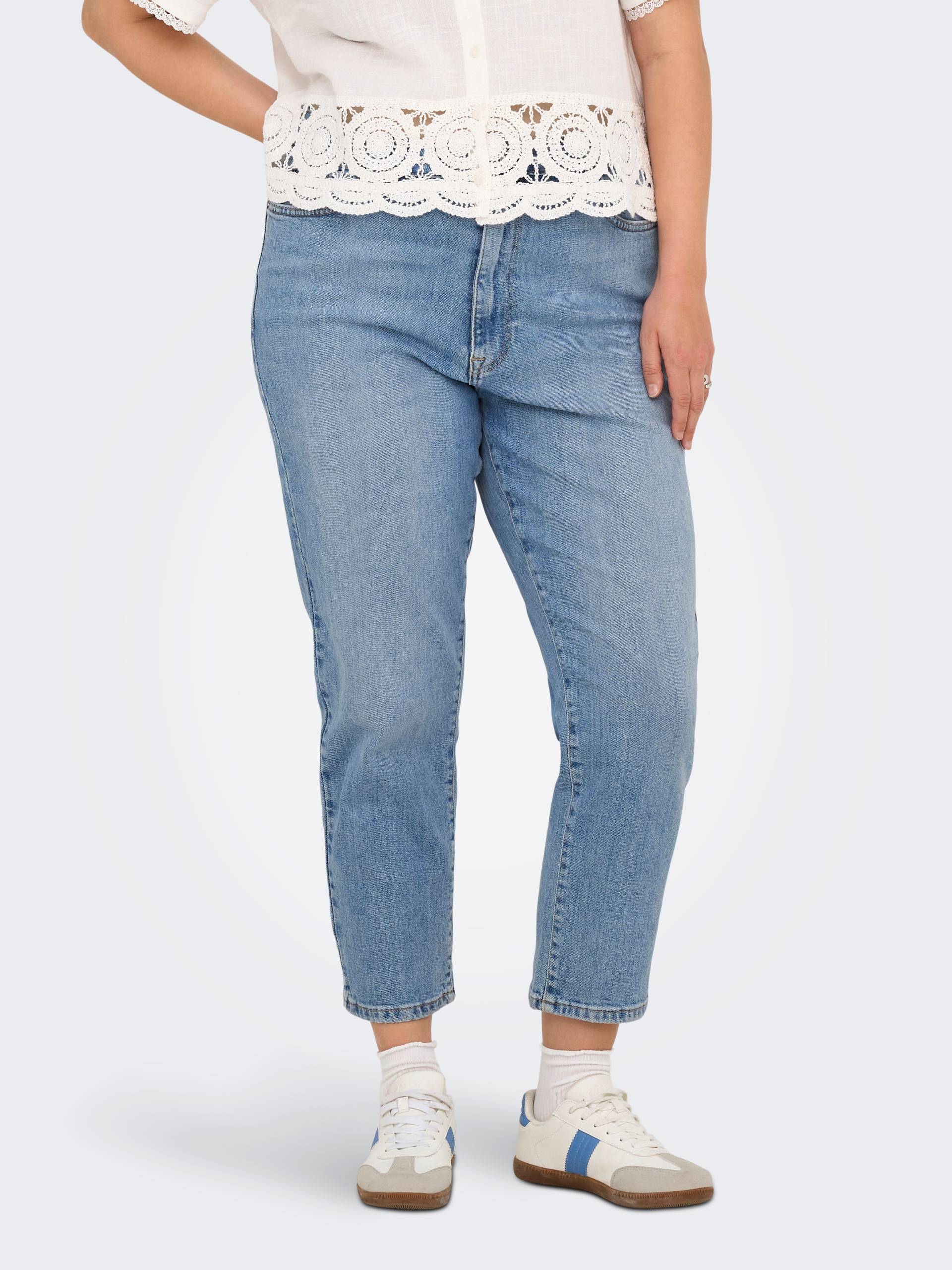 ONLY CARMAKOMA High-waist-Jeans »CAREMILYSTRETCH HW STR ANK DNM CRO1 NOOS« von ONLY CARMAKOMA