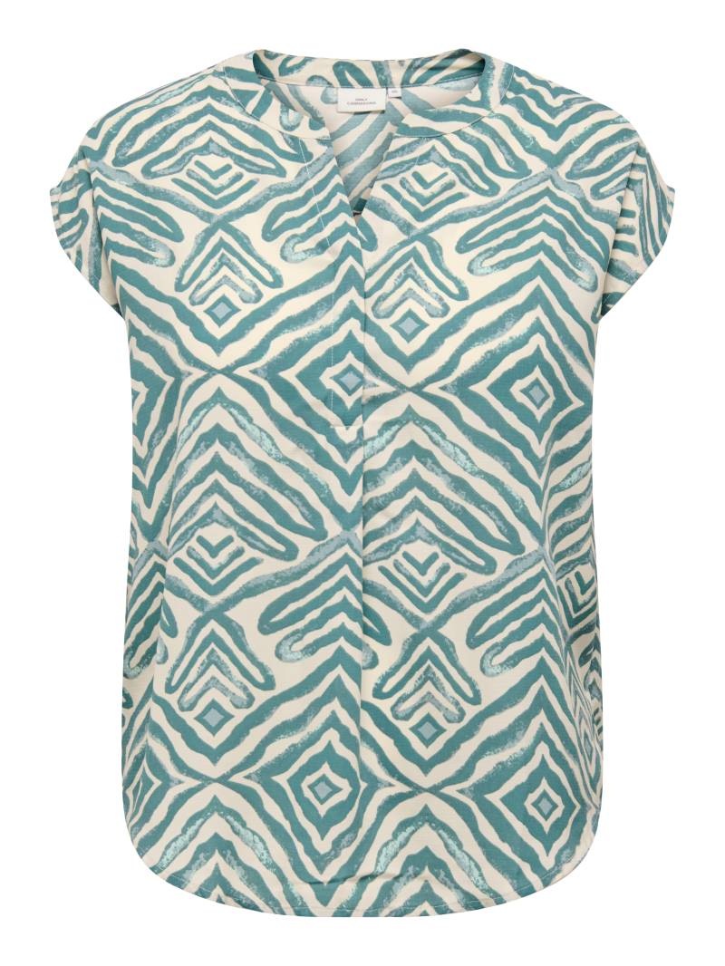 ONLY CARMAKOMA Kurzarmbluse »CARSHILLA SL SHIRT AOP VIS BS« von ONLY CARMAKOMA