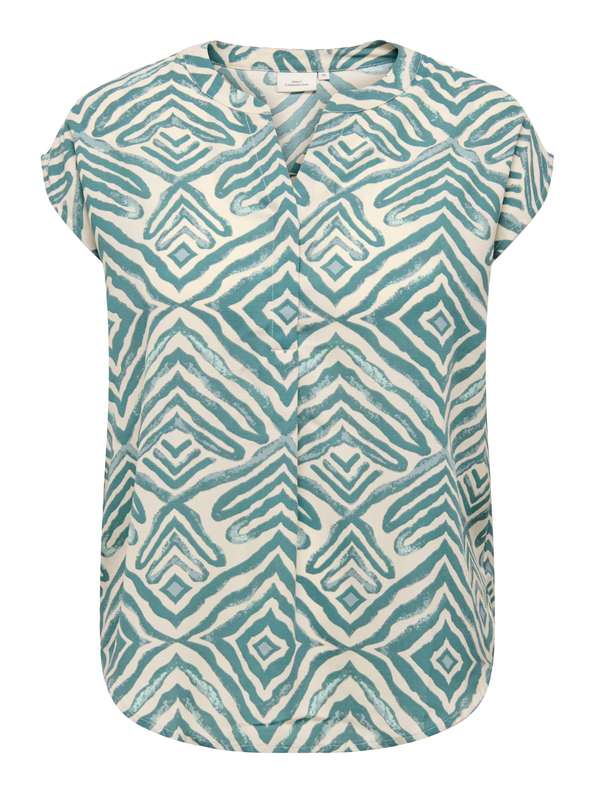 ONLY CARMAKOMA Kurzarmbluse »CARSHILLA SL SHIRT AOP VIS BS« ONLY CARMAKOMA Kurzarmbluse »CARSHILLA SL SHIRT AOP VIS BS« von ONLY CARMAKOMA