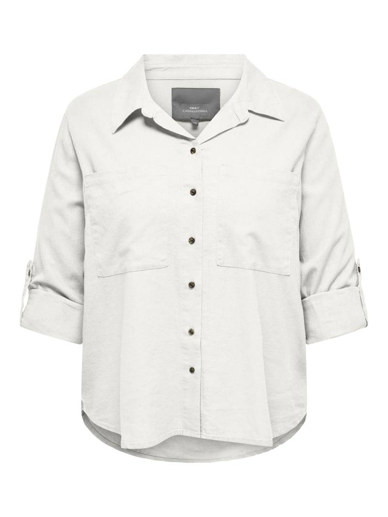 ONLY CARMAKOMA Langarmbluse »CARYASMIN-CARO L/S LINEN SHIRT PNT« von ONLY CARMAKOMA