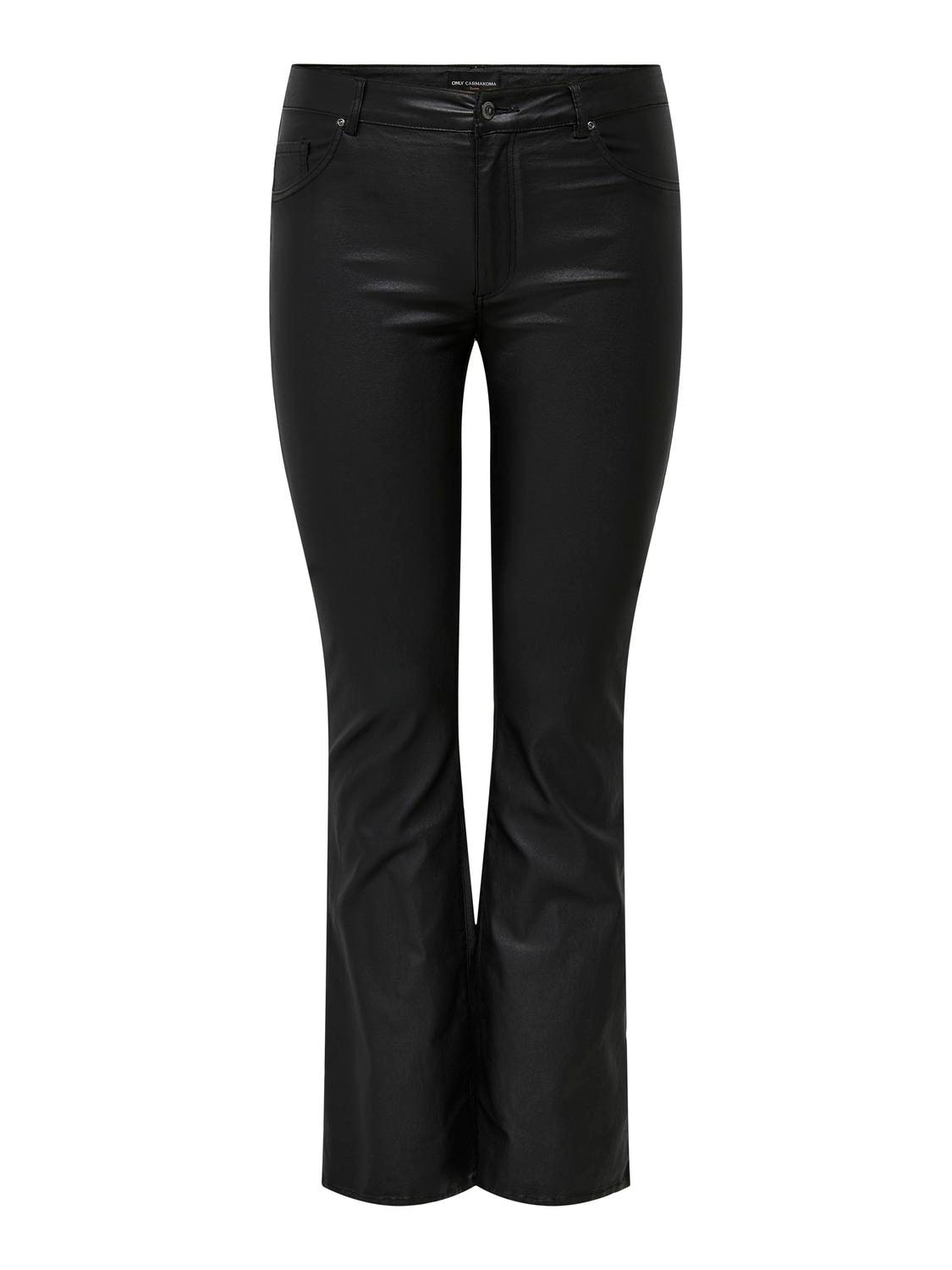 ONLY CARMAKOMA Lederimitathose »CARBLUSH MID FLARED COATED PNT NOOS« ONLY CARMAKOMA Lederimitathose »CARBLUSH MID FLARED COATED PNT NOOS« von ONLY CARMAKOMA
