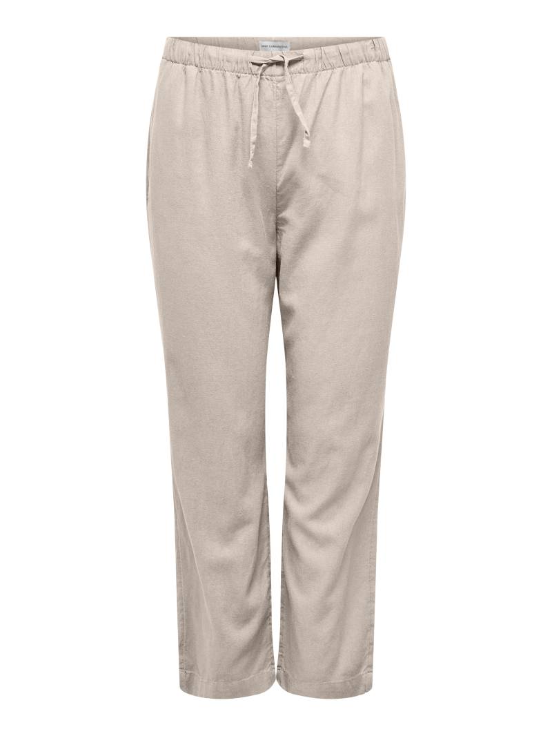 ONLY CARMAKOMA Leinenhose »CARCARO MW LINEN BL PULL-UP PANT TLR« von ONLY CARMAKOMA