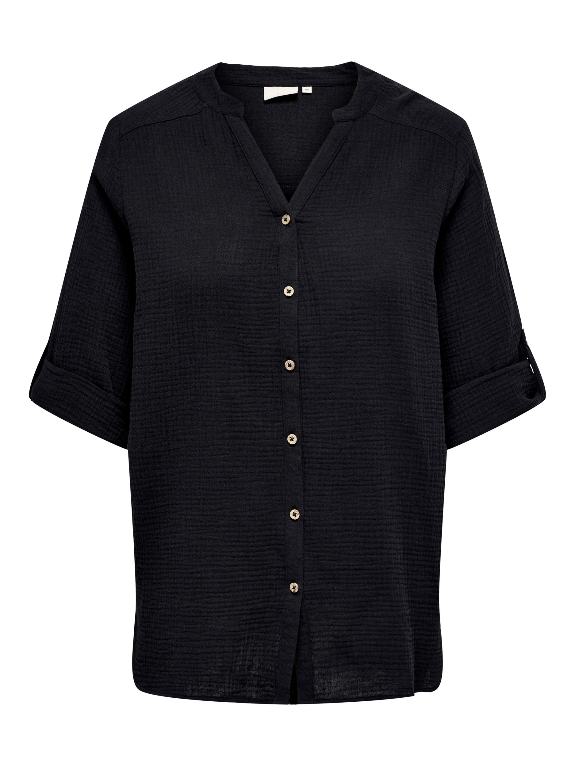 ONLY CARMAKOMA Longbluse »CARTHEIS 3/4 LONG SHIRT WVN« von ONLY CARMAKOMA