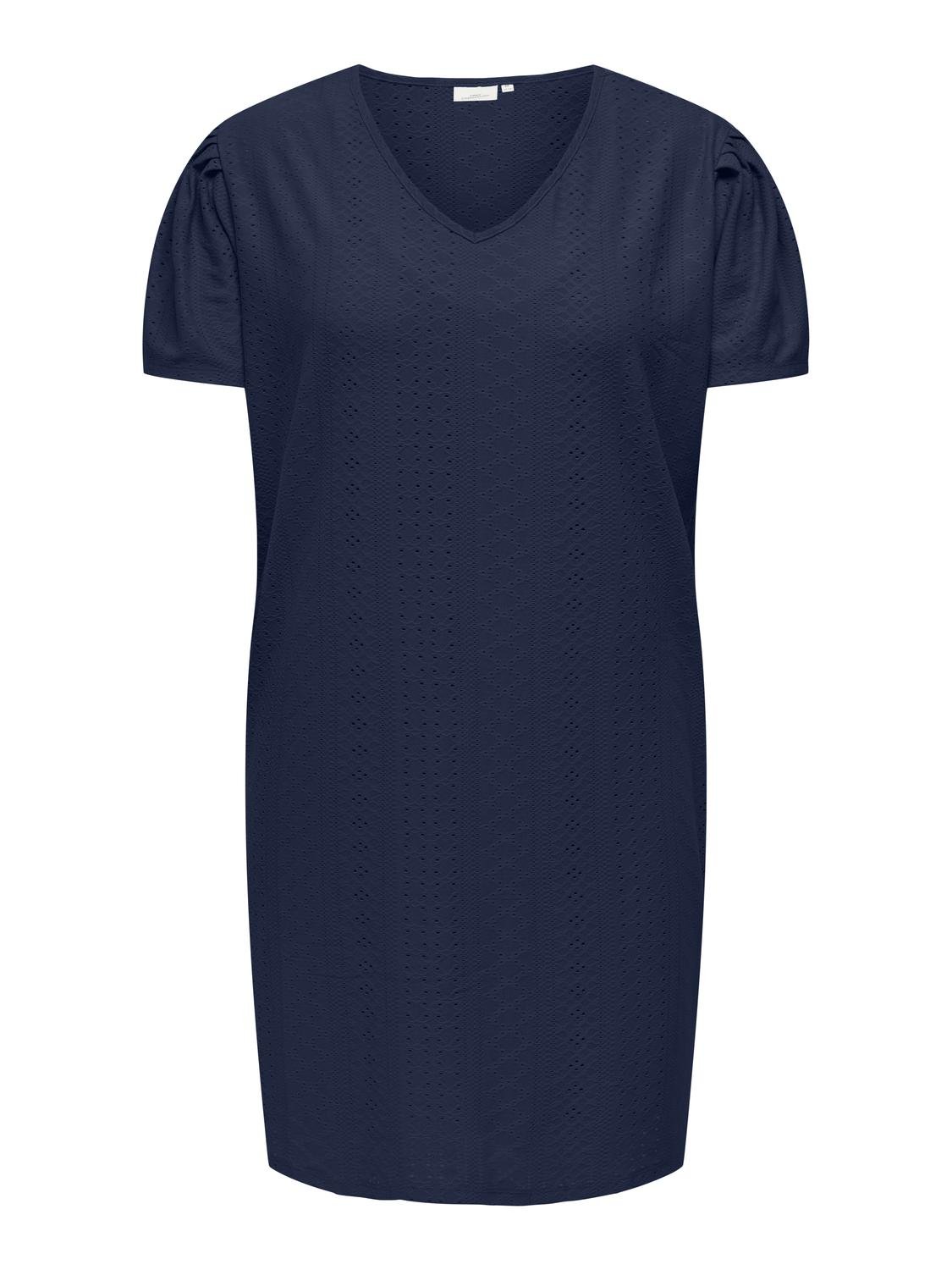 ONLY CARMAKOMA Midikleid »CARZABBI LIFE SS V-NECK BLK DRESS JRS« ONLY CARMAKOMA Midikleid »CARZABBI LIFE SS V-NECK BLK DRESS JRS« von ONLY CARMAKOMA