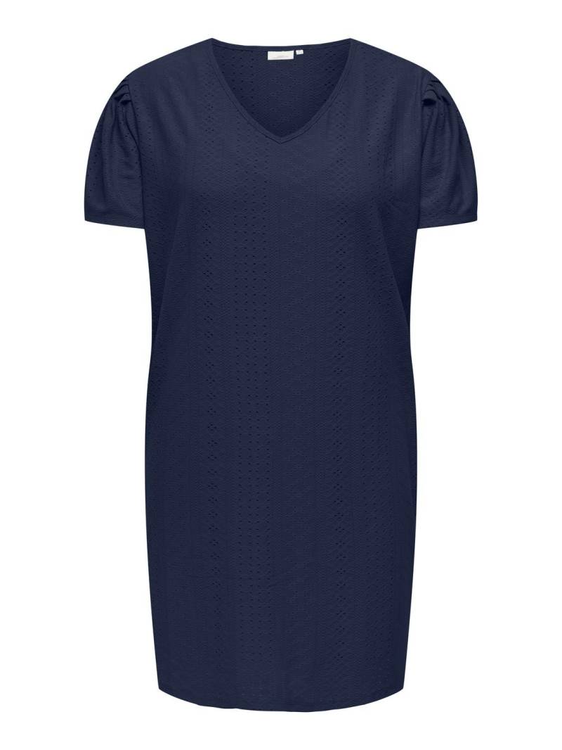 ONLY CARMAKOMA Midikleid »CARZABBI LIFE SS V-NECK BLK DRESS JRS« von ONLY CARMAKOMA