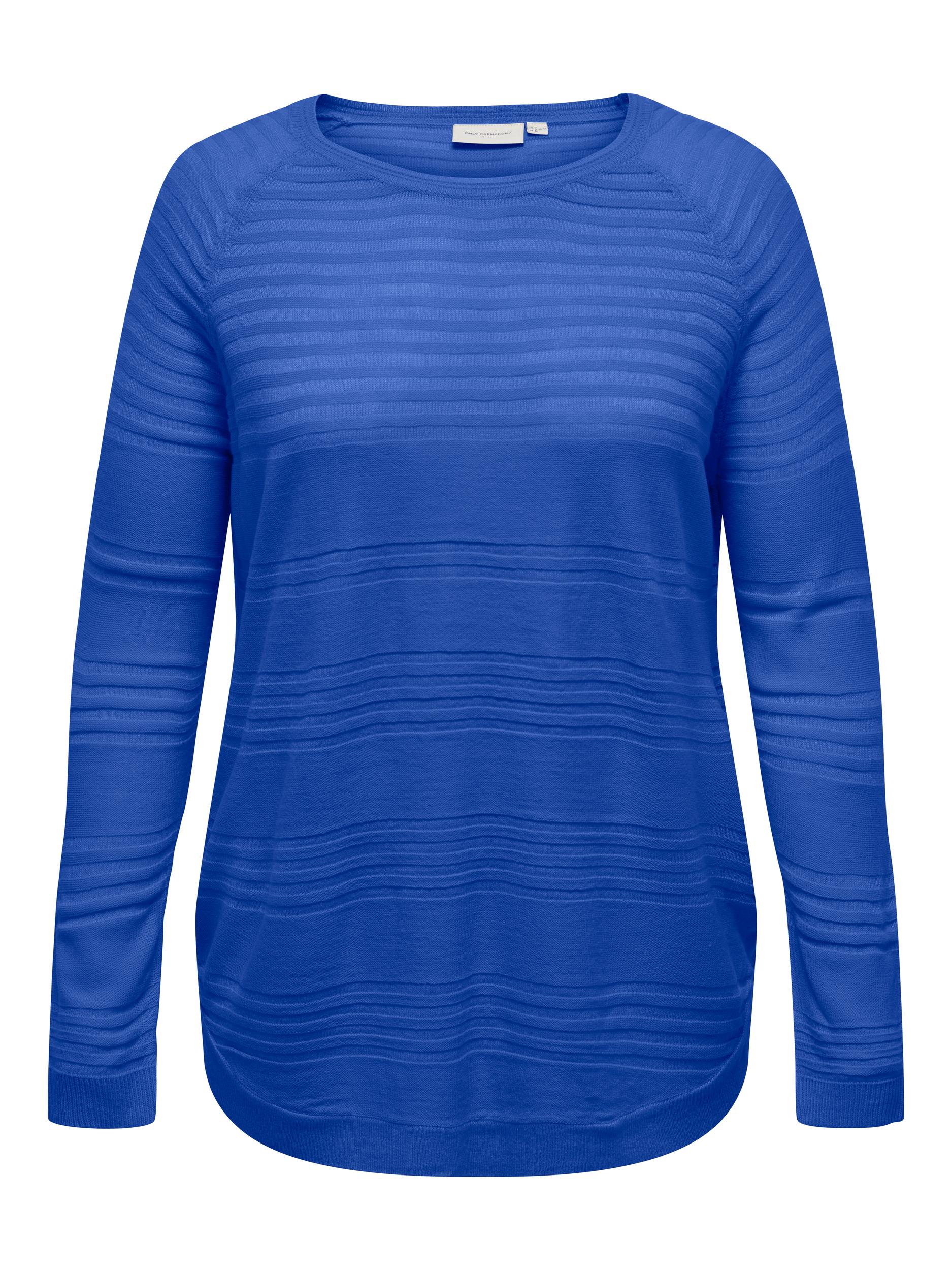 ONLY CARMAKOMA Rundhalspullover »CARNEWAIRPLAIN LS PULLOVER KNT« von ONLY CARMAKOMA