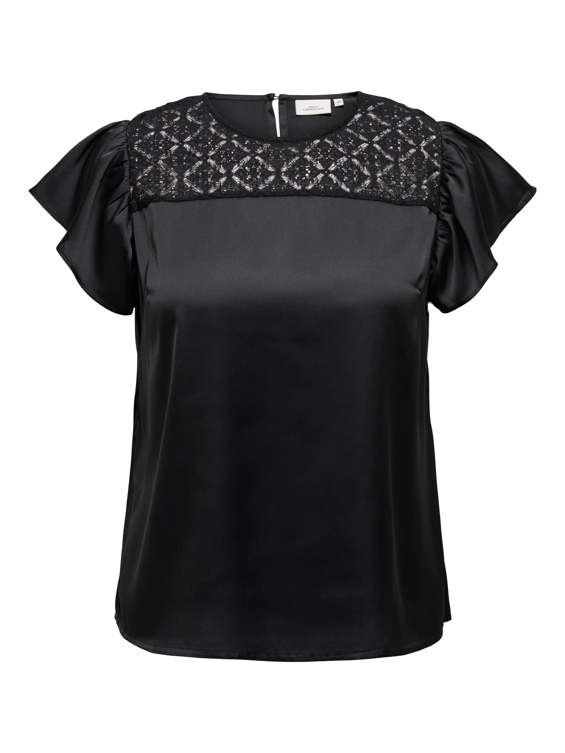 ONLY CARMAKOMA Shirtbluse »CARHANNABELL SS TOP WVN BF« ONLY CARMAKOMA Shirtbluse »CARHANNABELL SS TOP WVN BF« von ONLY CARMAKOMA
