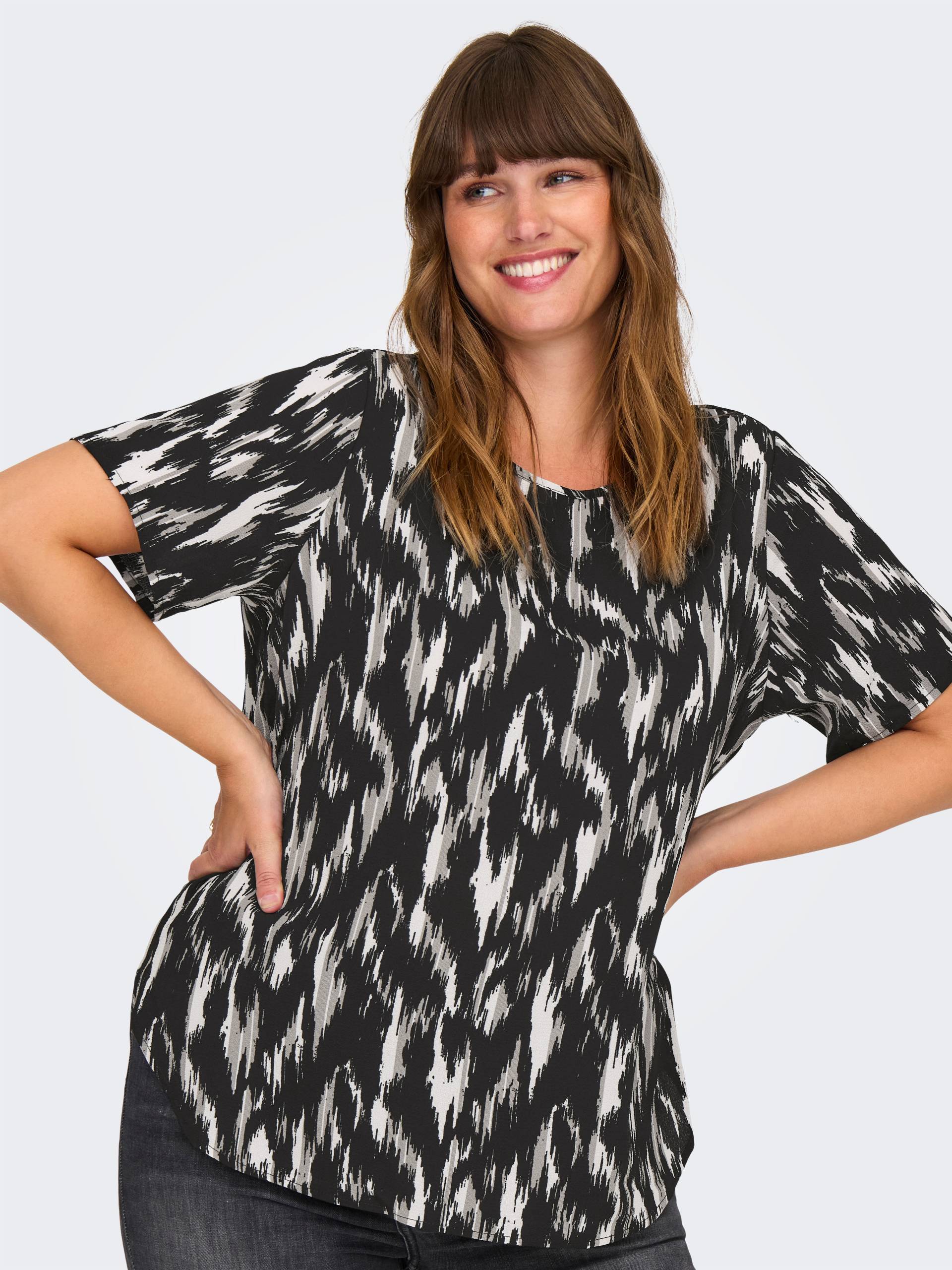 ONLY CARMAKOMA Shirtbluse »CARVICA SS TOP WVN NOOS« ONLY CARMAKOMA Shirtbluse »CARVICA SS TOP WVN NOOS« von ONLY CARMAKOMA