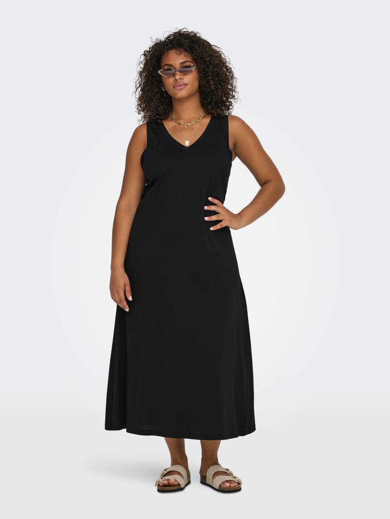 ONLY CARMAKOMA Shirtkleid »CARMAY LIFE S/L CALF V-NECK DRESS JRS« von ONLY CARMAKOMA