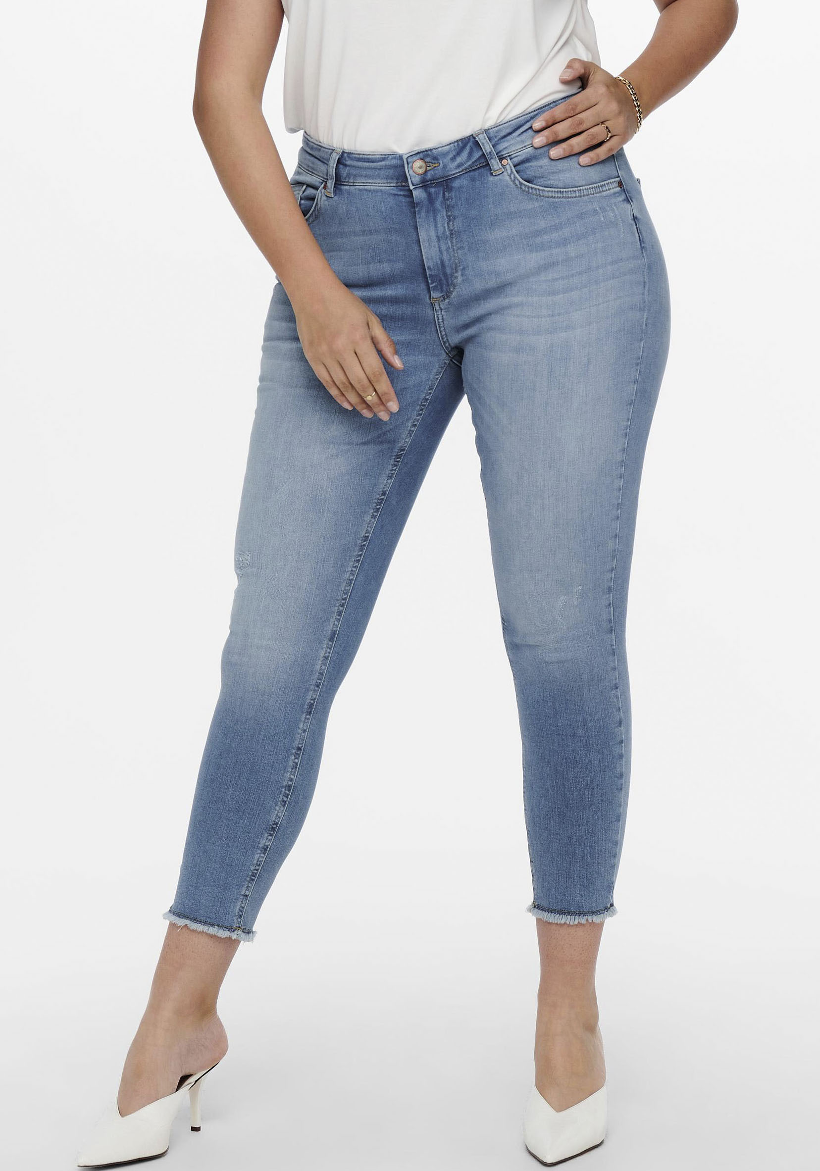 ONLY CARMAKOMA Skinny-fit-Jeans »CARWILLY REG SK ANK DNM REA1467 NOOS« von ONLY CARMAKOMA