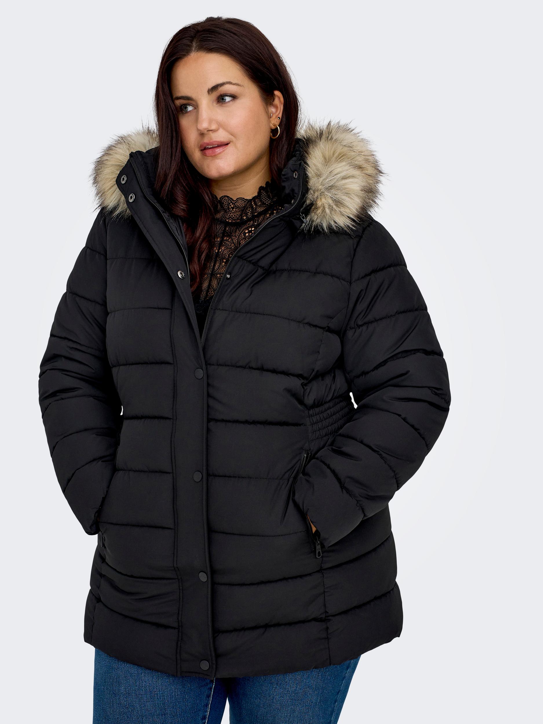 ONLY CARMAKOMA Steppjacke »CARNEWLUNA QUILTED COAT CC OTW«, mit Kapuze von ONLY CARMAKOMA