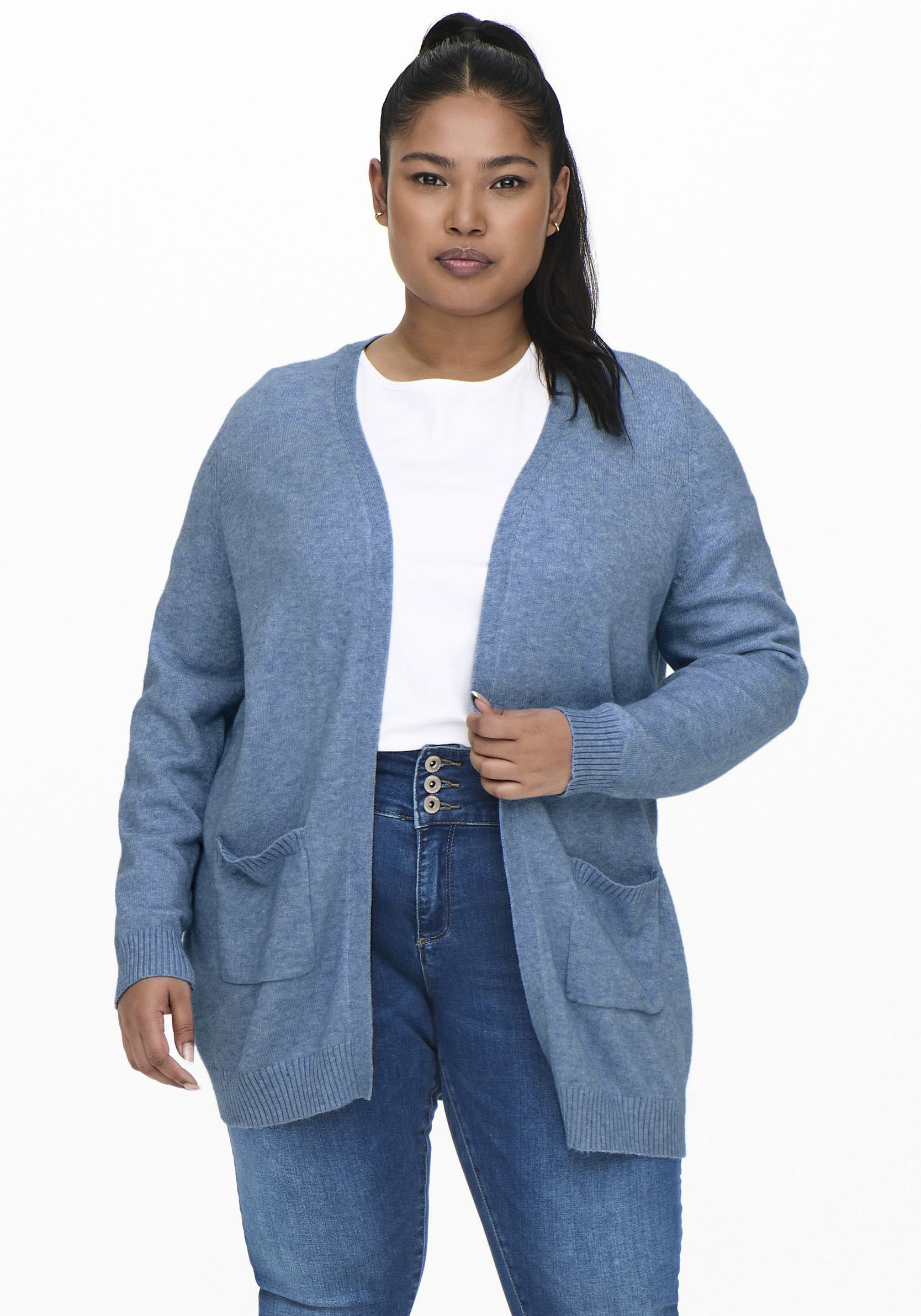 ONLY CARMAKOMA Strickjacke »CARESLY L/S OPEN CARDIGAN NOOS KNT« von ONLY CARMAKOMA