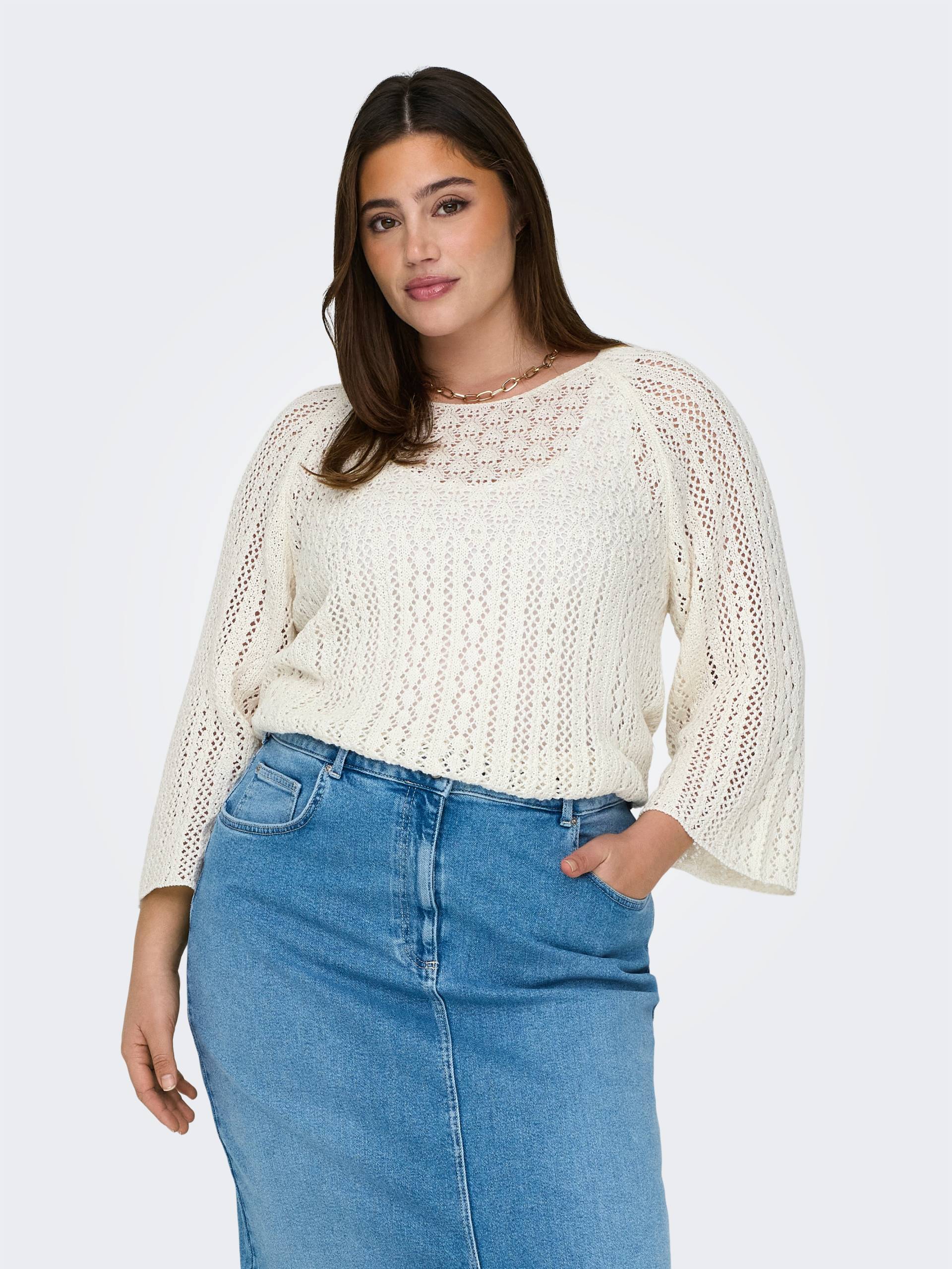 ONLY CARMAKOMA Strickpullover »CARNOLA LIFE 3/4 PULLOVER KNT NOOS« ONLY CARMAKOMA Strickpullover »CARNOLA LIFE 3/4 PULLOVER KNT NOOS« von ONLY CARMAKOMA