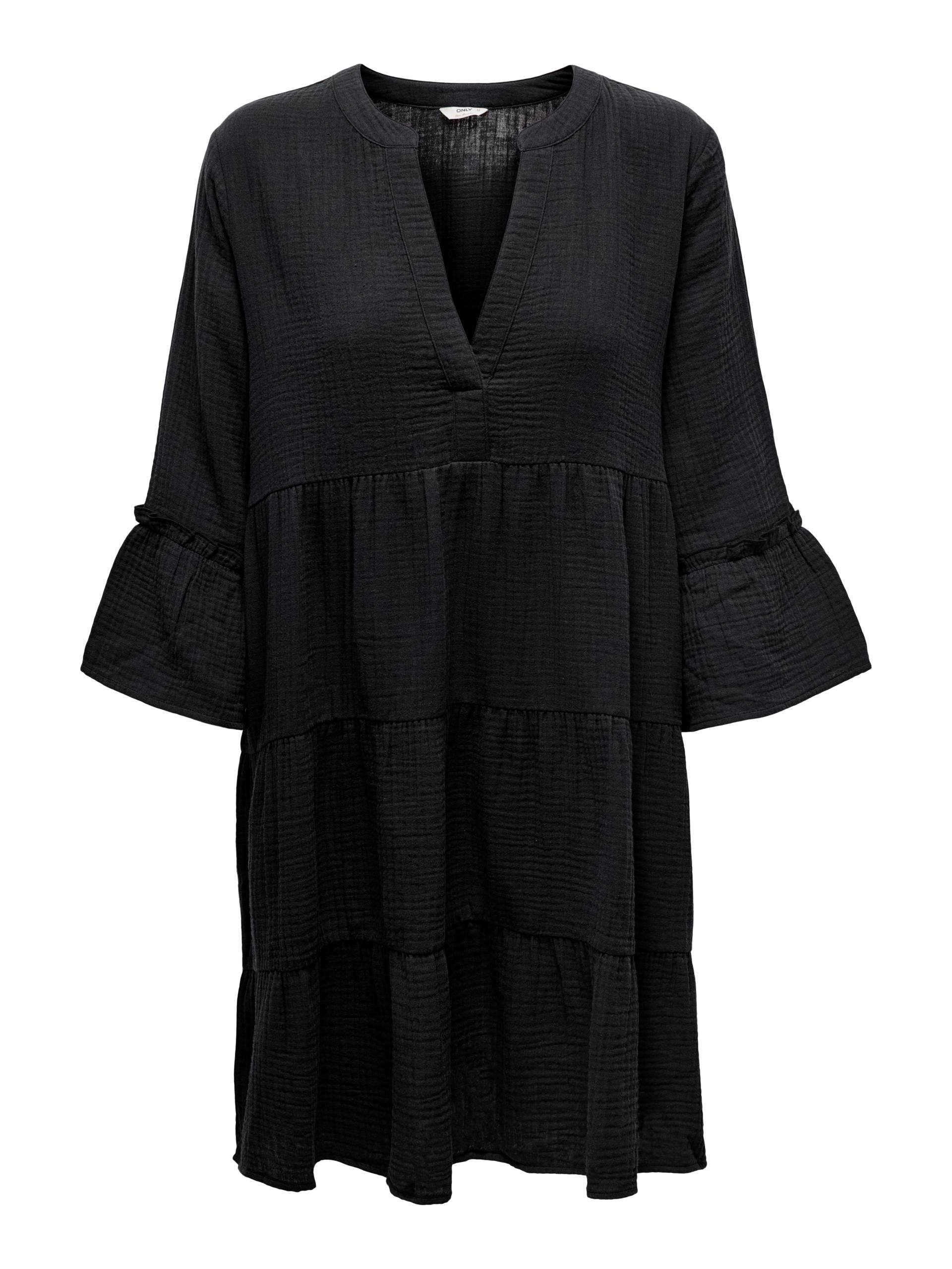 ONLY CARMAKOMA Tunikakleid »CARTHYRA LIFE PEPLUM DRESS WVN«, aus Musselin ONLY CARMAKOMA Tunikakleid »CARTHYRA LIFE PEPLUM DRESS WVN«, aus Musselin von ONLY CARMAKOMA