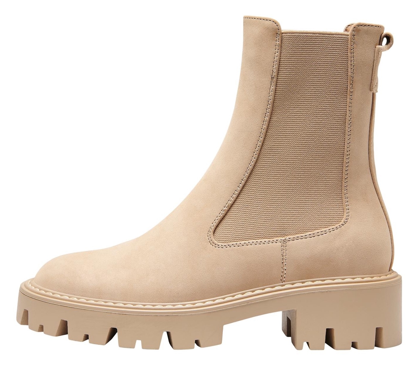 ONLY Shoes Chelseaboots »ONLBETTY-1«, Blockabsatz, Stiefelette, Schlupfschuh mit markanter Profilsohle ONLY Shoes Chelseaboots »ONLBETTY-1«, Blockabsatz, Stiefelette, Schlupfschuh mit markanter Profilsohle von ONLY Shoes