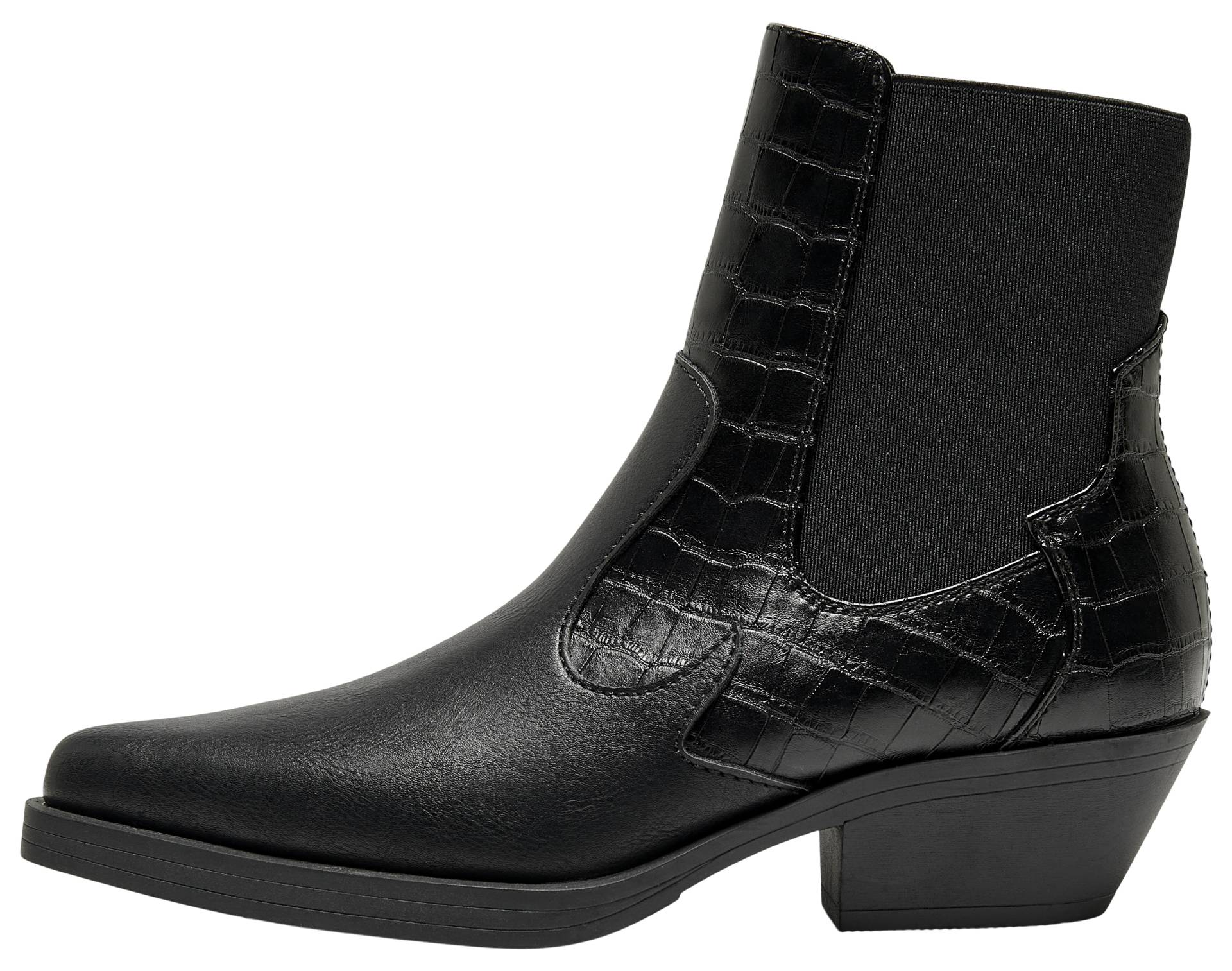 ONLY Shoes Westernstiefelette »ONLBRONCO-2«, Cowboy Stiefelette, Boots in spitz zulaufender Form von ONLY Shoes