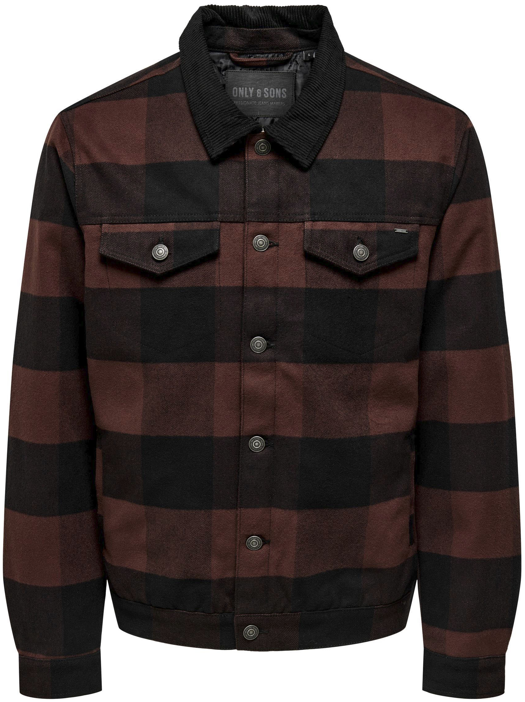 ONLY & SONS Hemdjacke »ONSLOUIS CHECK 0069 JACKET« von ONLY & SONS