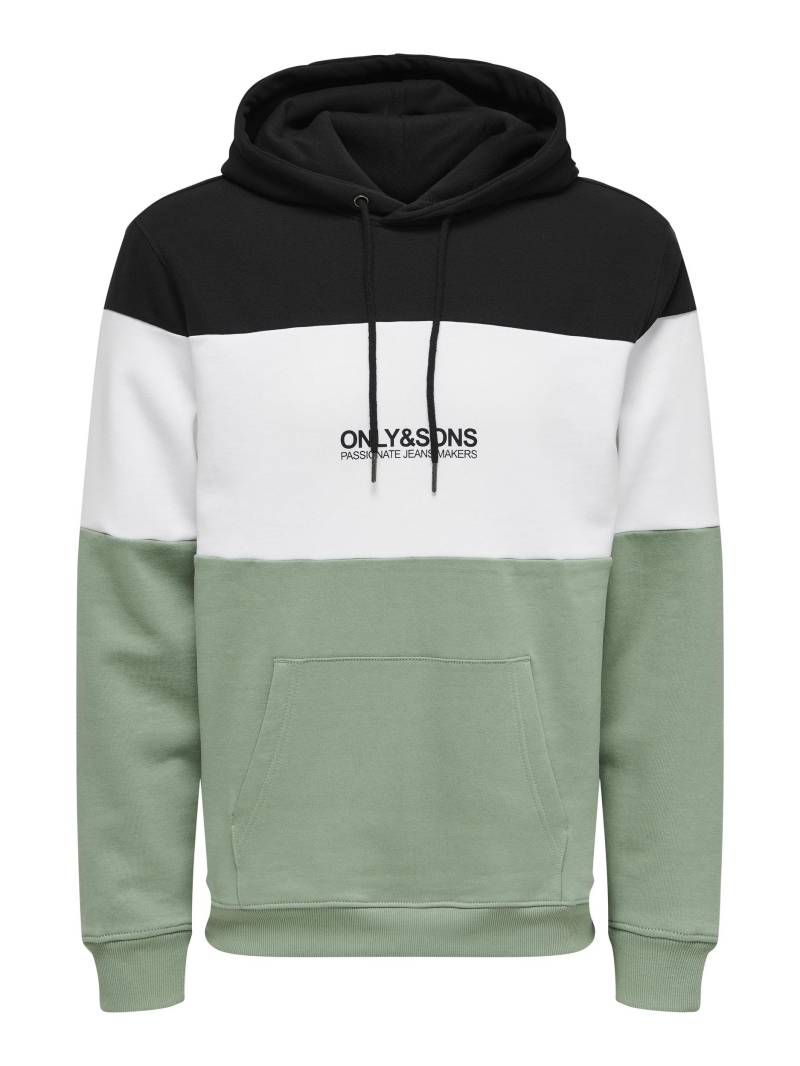 ONLY & SONS Hoodie »ONSBAS REG LOGO SWEAT HOODIE CS« von ONLY & SONS