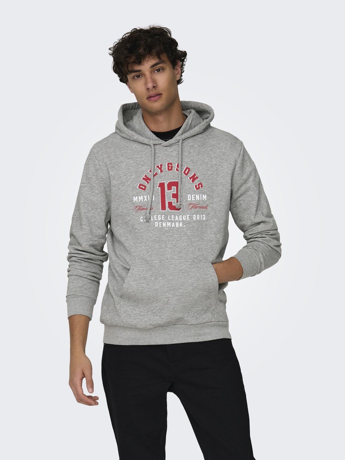 ONLY & SONS Kapuzensweatshirt »ONSLENNY REG VINTAGE PRINT HOOD SWEAT« von ONLY & SONS