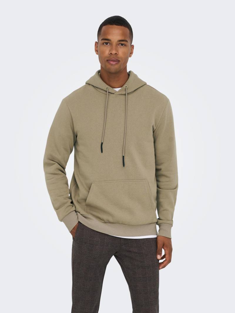 ONLY & SONS Kapuzensweatshirt »ONSSIMON REG HOODIE SWEAT OTL« von ONLY & SONS