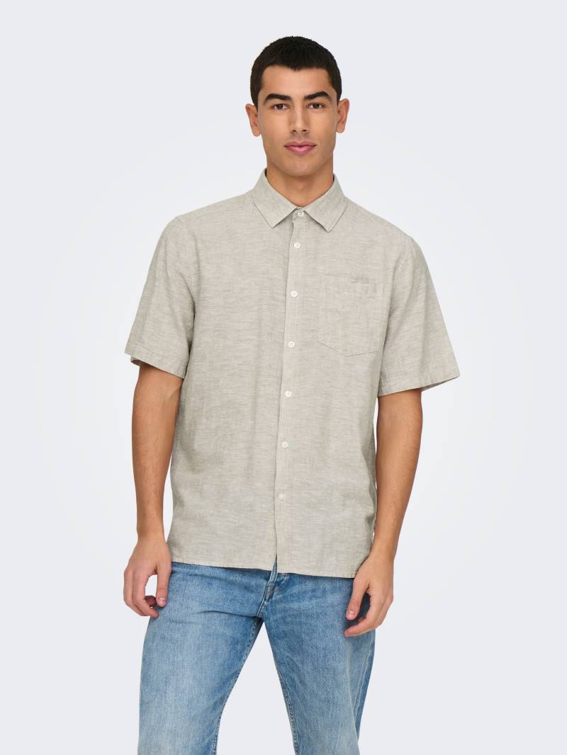 ONLY & SONS Kurzarmhemd »ONSCAIDEN LIFE REG SS 1 PKT SHIRT« von ONLY & SONS