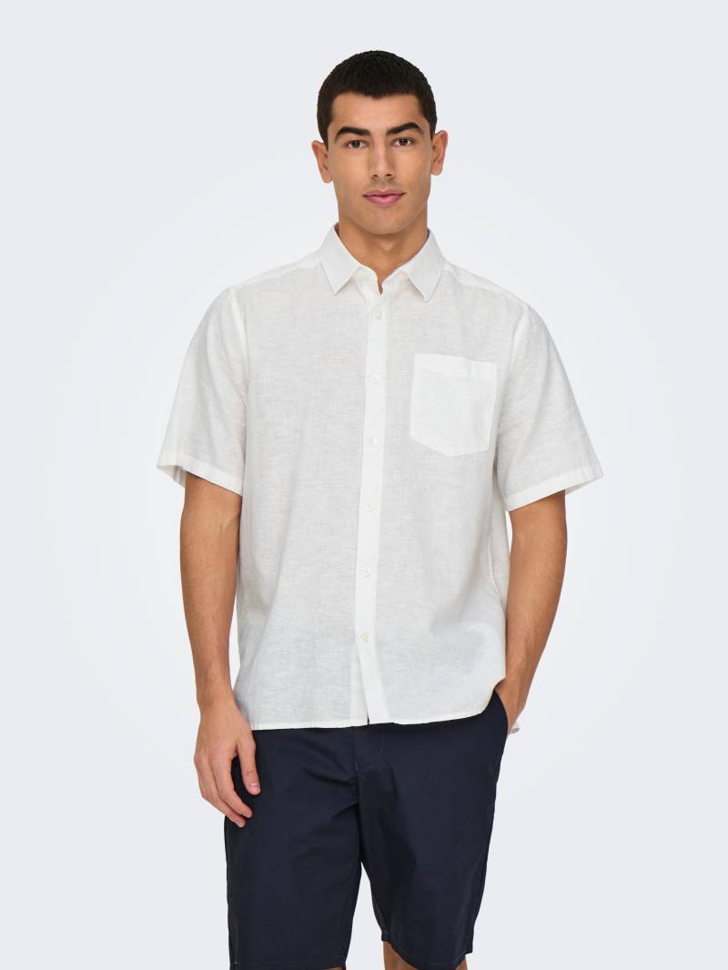 ONLY & SONS Kurzarmhemd »ONSCAIDEN LIFE REG SS 1 PKT SHIRT« von ONLY & SONS