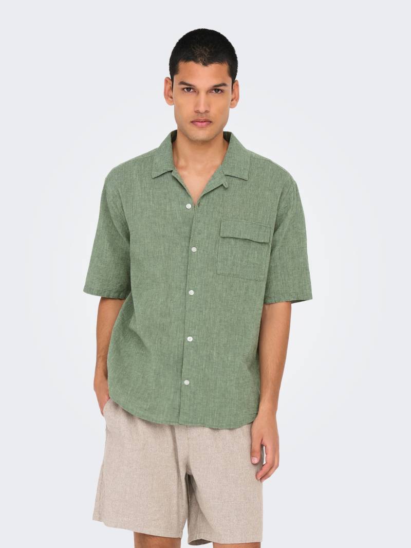 ONLY & SONS Kurzarmhemd »ONSCAIDEN LIFE RELAX SS RESORT 1PKT SHIR« von ONLY & SONS