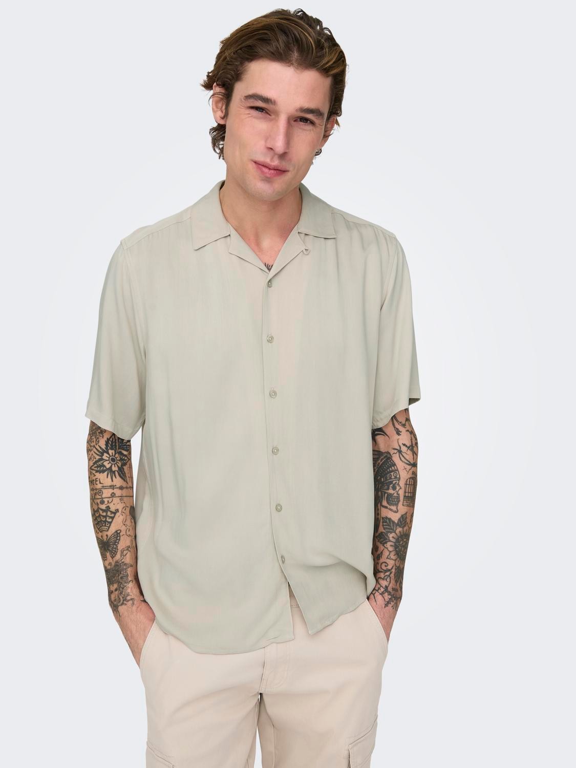 ONLY & SONS Kurzarmhemd »ONSDASH LIFE REG VISC RES SS SHIRT« ONLY & SONS Kurzarmhemd »ONSDASH LIFE REG VISC RES SS SHIRT« von ONLY & SONS