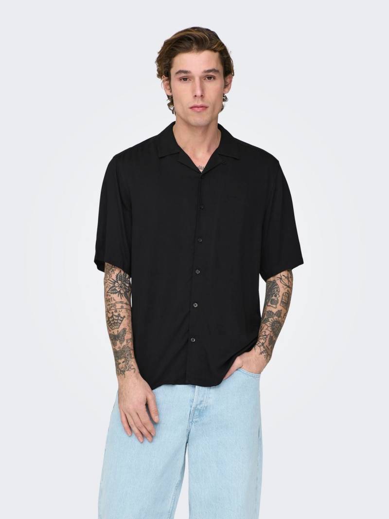 ONLY & SONS Kurzarmhemd »ONSDASH LIFE REG VISC RES SS SHIRT« von ONLY & SONS