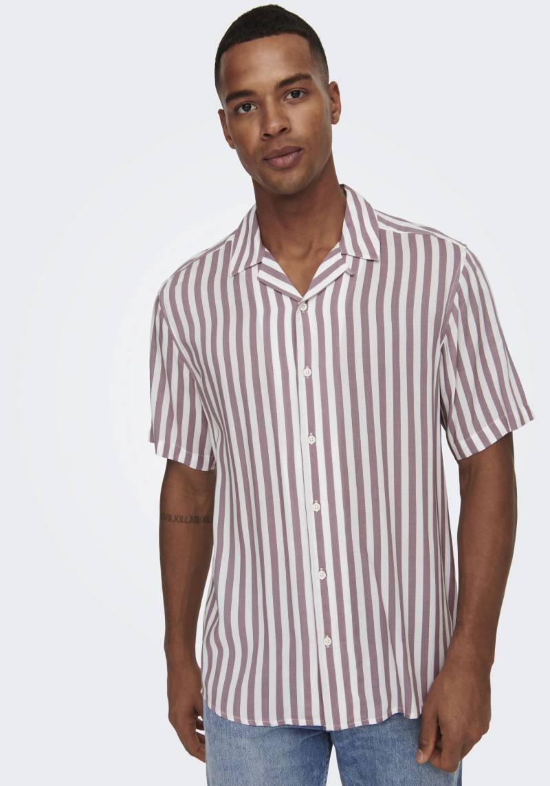 ONLY & SONS Kurzarmhemd »ONSWAYNE LIFE SS VISCOSE« von ONLY & SONS