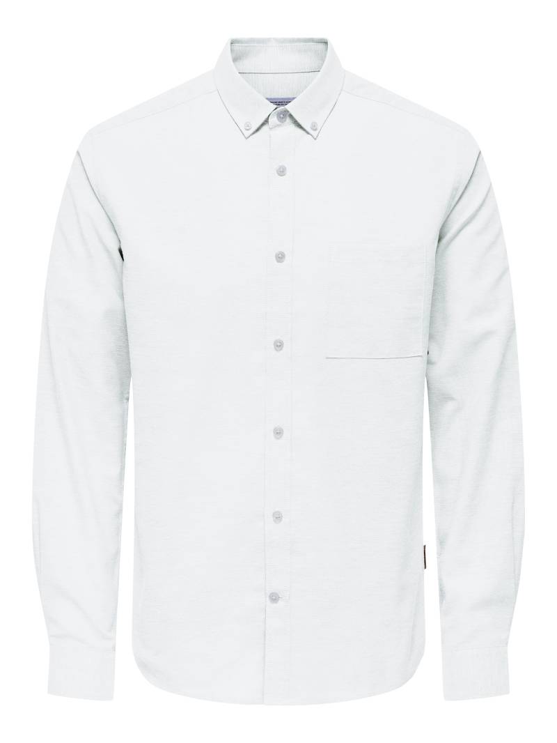 ONLY & SONS Langarmhemd »ONSALVARES SLIM LS OXFORD SHIRT OTL« von ONLY & SONS