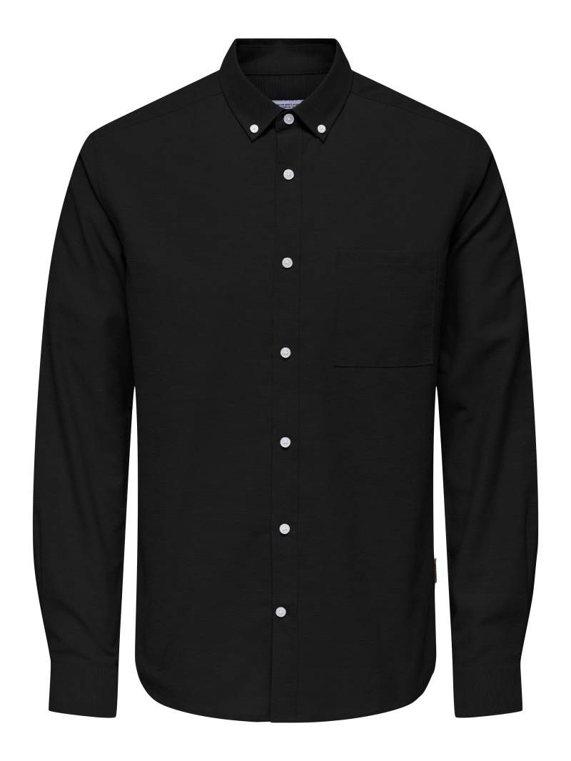 ONLY & SONS Langarmhemd »ONSALVARES SLIM LS OXFORD SHIRT OTL« von ONLY & SONS