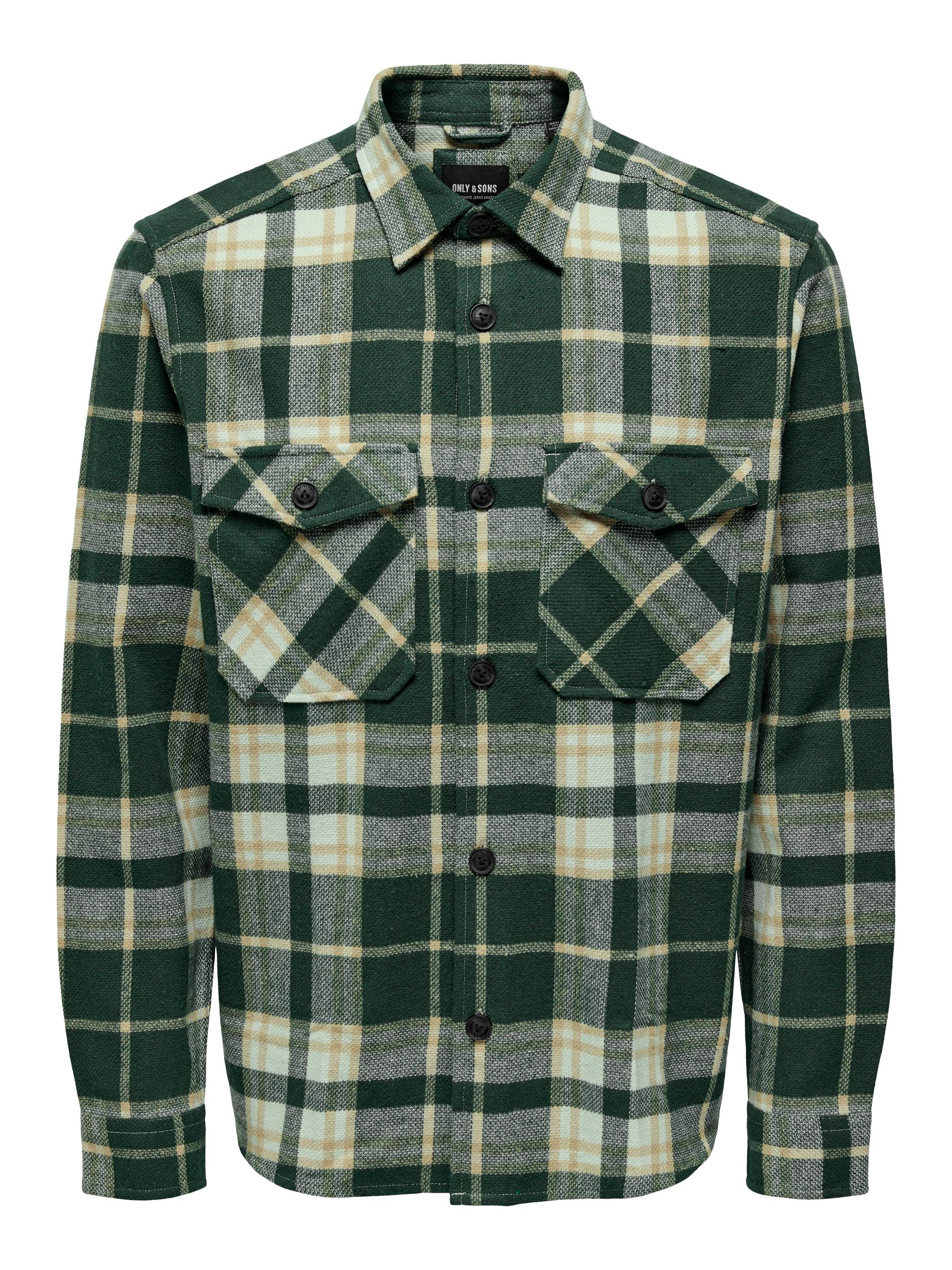 ONLY & SONS Langarmhemd »ONSMILO LIFE OVR CHECK LS SHIRT NOOS« von ONLY & SONS