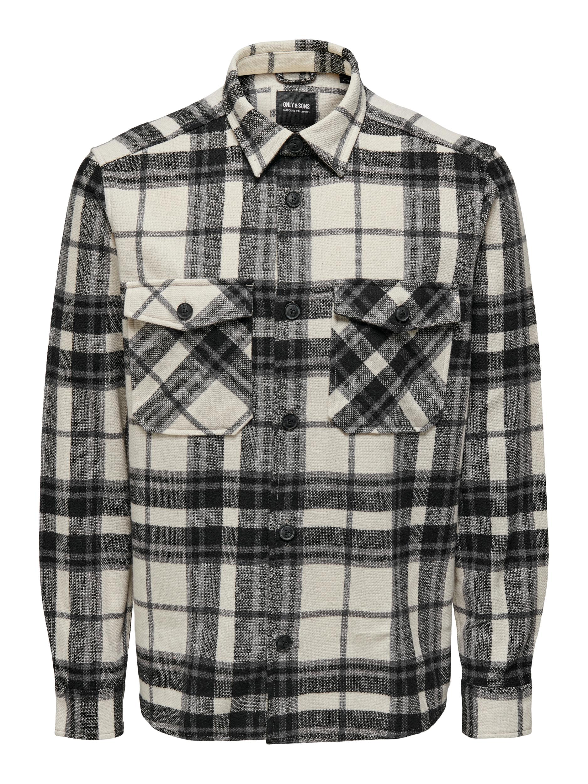 ONLY & SONS Langarmhemd »ONSMILO LIFE OVR CHECK LS SHIRT NOOS« von ONLY & SONS